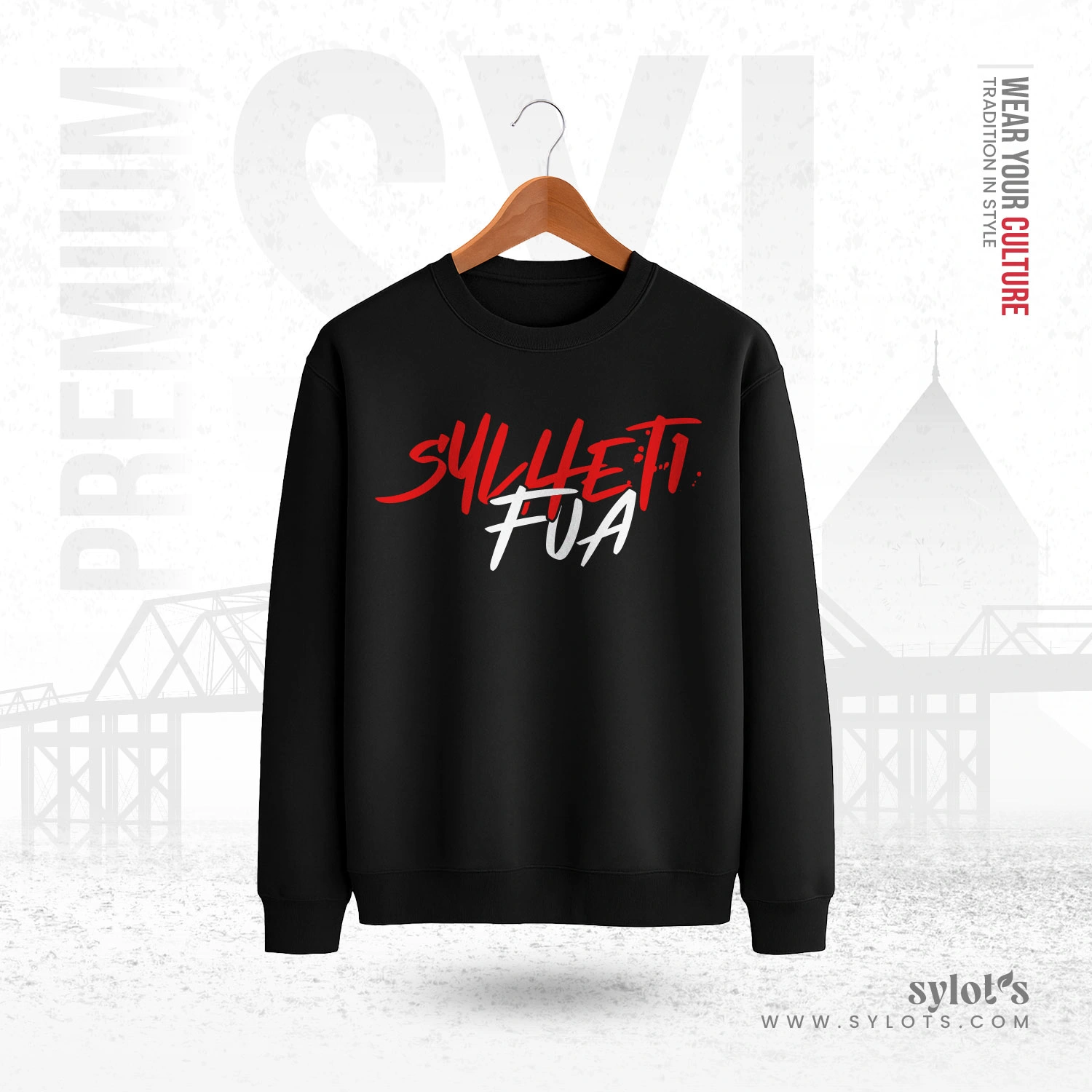 2 (14) Sylheti Fua | Premium Women Sweatshirt - Image 1