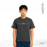 Sylhet ~ London | Tower Bridge | Premium Gray T-shirt - Image 2