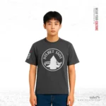 Sylhet 1303 Circle  | Premium Gray T-shirt - Image 2