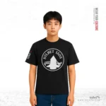 Sylhet 1303 Circle  | Premium Black T-shirt - Image 2