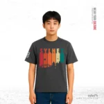 Sylhet Skyline Retro Vintage | Premium Gray T-shirt - Image 2