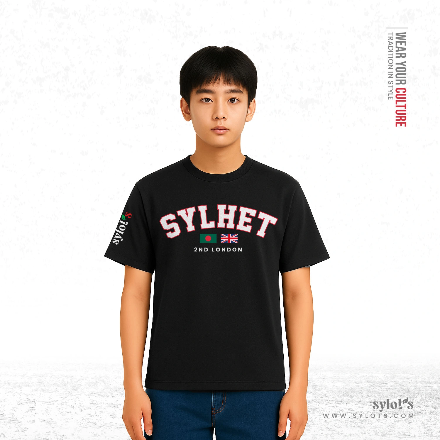 4 (5) The Second London | Premium Black T-shirt - Image 2