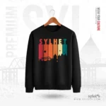 Sylhet Skyline Retro Vintage | Premium Men Sweatshirt