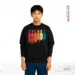 Sylhet Skyline Retro Vintage | Premium Men Sweatshirt - Image 2