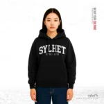 Sylhet ESTD 1772 | Premium Women Black Hoodie - Image 2