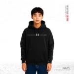 Sylhet ~ London | Tower Bridge | Premium Black Hoodie - Image 2
