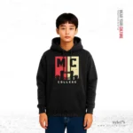 MC College Sylhet | Premium Men Black Hoodie - Image 2