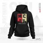 MC College Sylhet | Premium Women’s Black Hoodie
