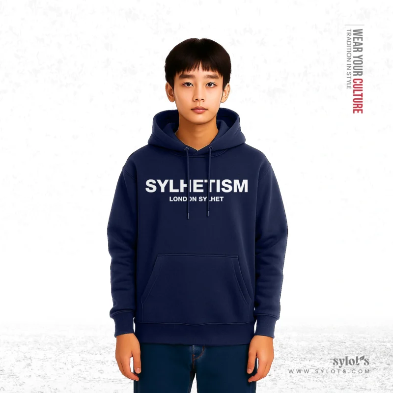 Sylhetism ~ London Sylhet | Premium Blue Hoodie - Image 2