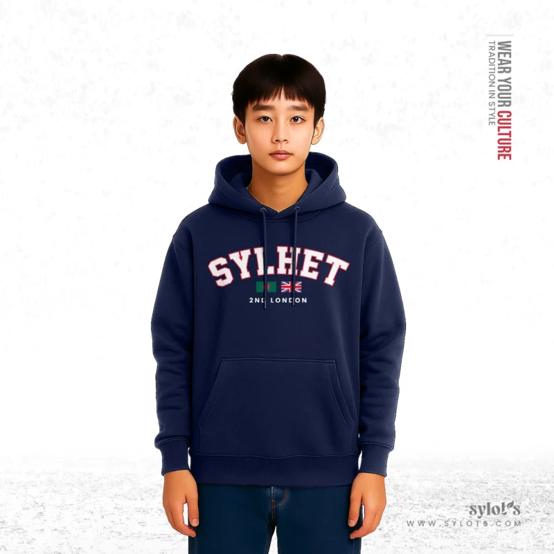 The Second London | Premium Blue Hoodie - Image 2
