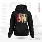 SUST (Shahjalal University) | Premium Women’s Black Hoodie