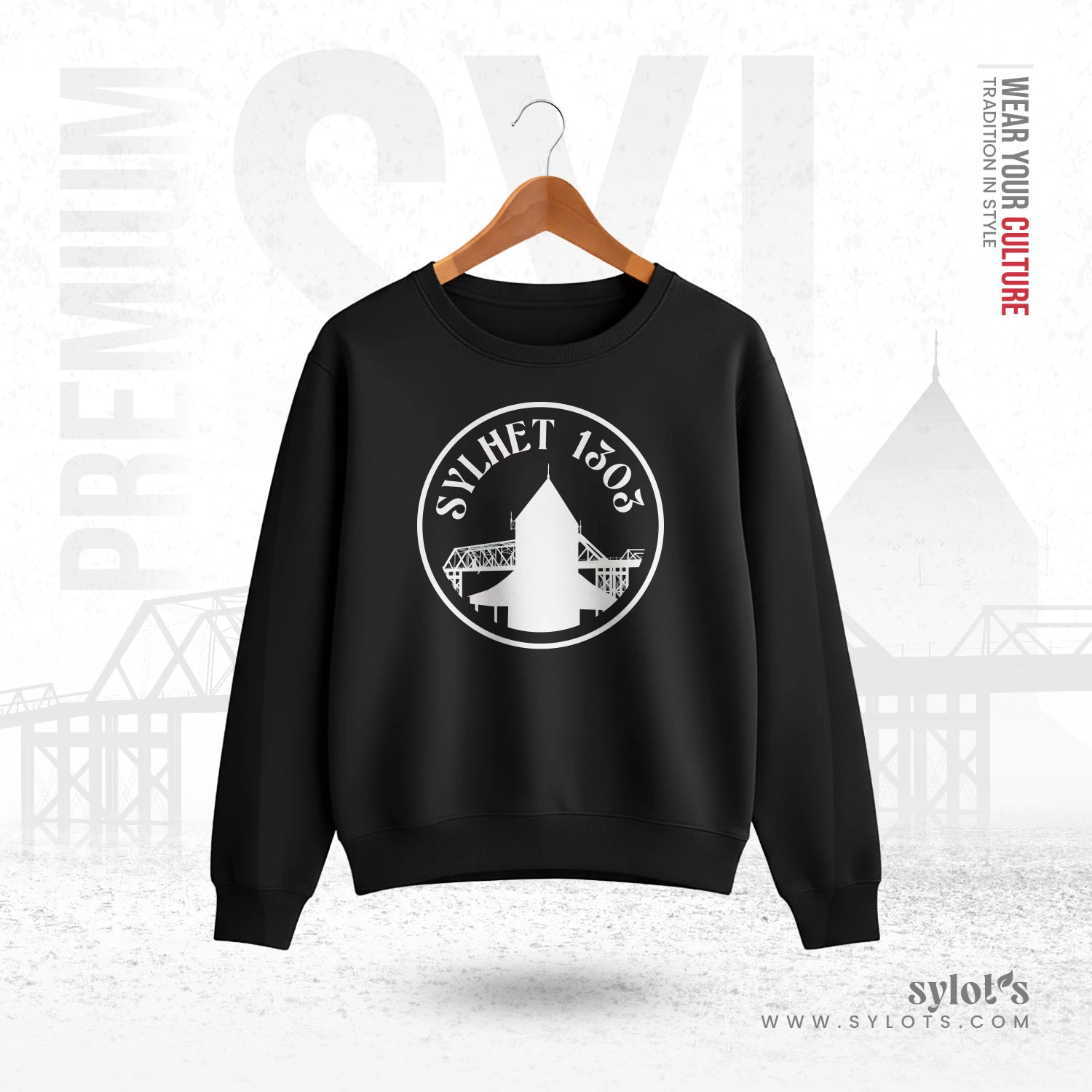 sweatshirt-06 Sylhet 1303 Circle | Premium Women Sweatshirt - Image 1