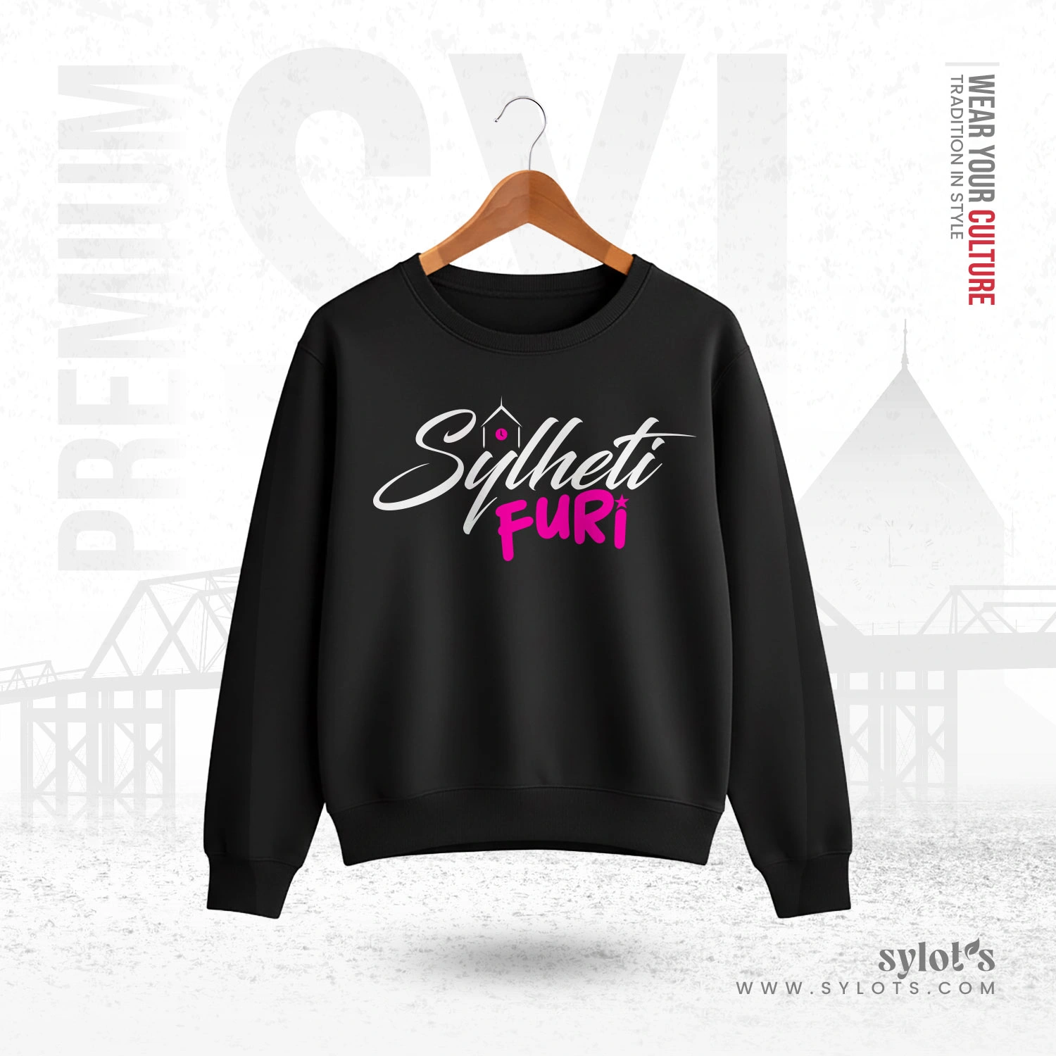 sweatshirt-07 Sylheti Furi | Premium Women Sweatshirt - Image 1