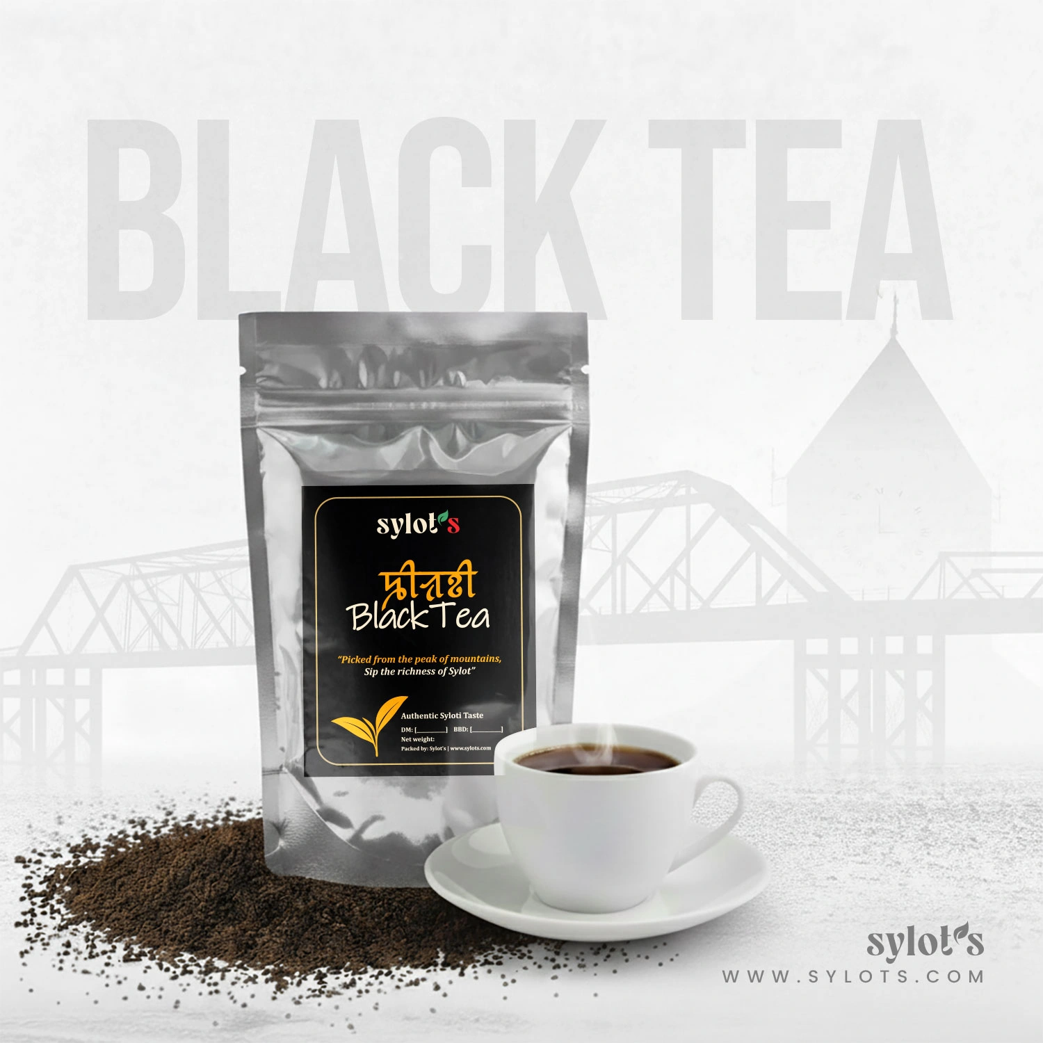 tea-2 Syloti(ꠍꠤꠟꠐꠤ) Black Tea | Handpicked Quality - Image 1