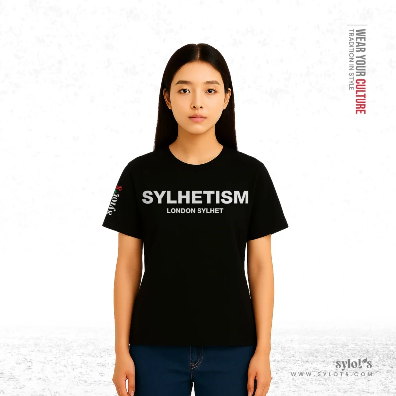 Sylhetism ~ London Sylhet | Premium Women Black T-shirt - Image 2