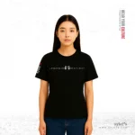 Sylhet ~ London | Tower Bridge | Premium Women Black T-shirt - Image 2