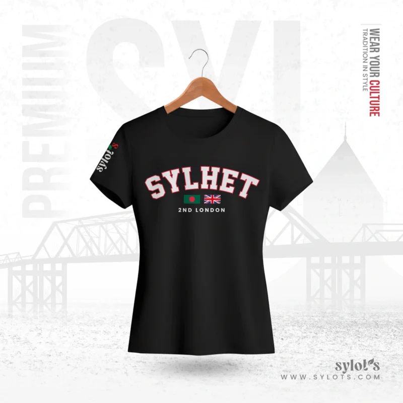 The Second London | Premium Women Black T-shirt - Image 1