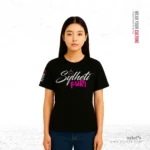 Sylheti Furi | Premium Women Black T-shirt - Image 2