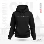 Sylhet ~ London | Tower Bridge | Premium Women Black Hoodie