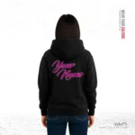 Sylhet ~ London | Tower Bridge | Personalized Premium Women Black Hoodie - Image 3