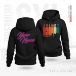 Sylhet Skyline Retro Vintage | Personalized Premium Women Black Hoodie