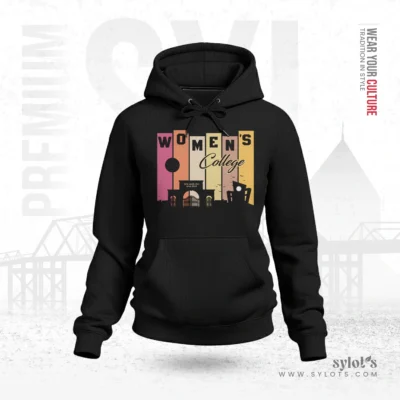Sylhet Women's College | Premium Women’s Black Hoodie