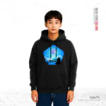 Sylhet Night View | Premium Men Black Hoodie - Image 2
